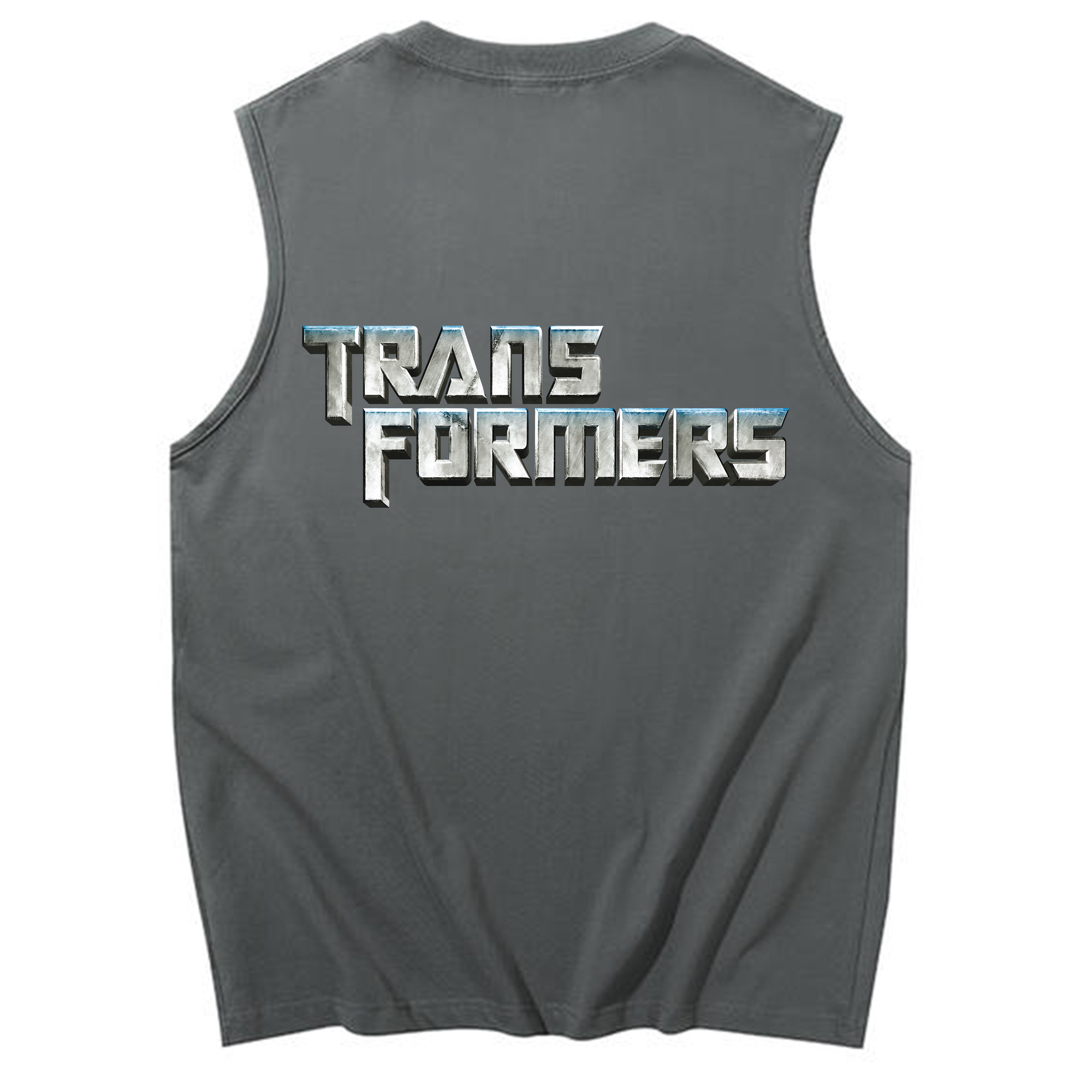 （画像用） Transformers トランスフォーマー コットン100％タンクトップ（背面プリント）